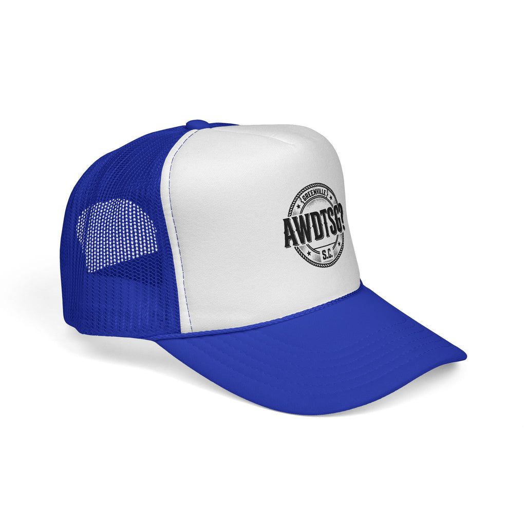 Greenville “AWDTSG?” Trucker Hat – Retro Snapback Mesh Cap | Greenville SC