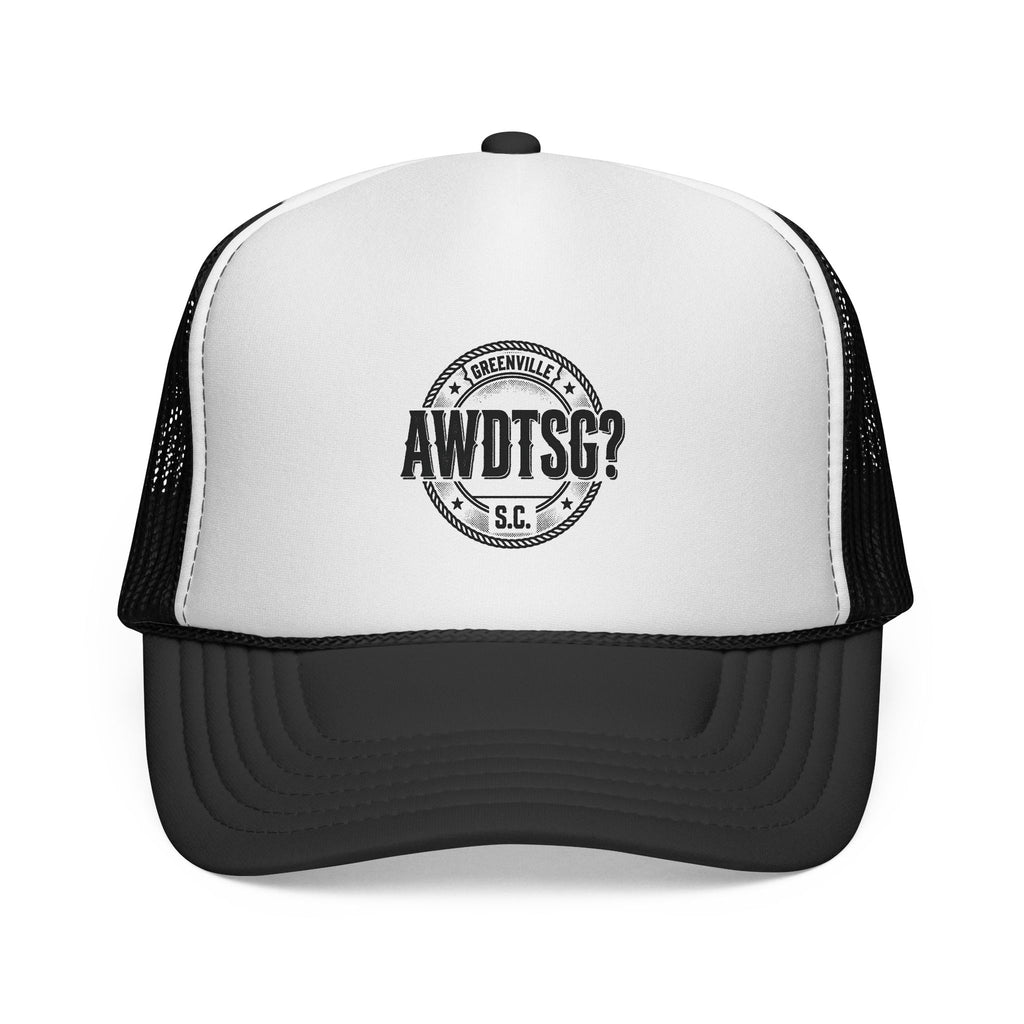 Greenville “AWDTSG?” Trucker Hat – Retro Snapback Mesh Cap | Greenville SC